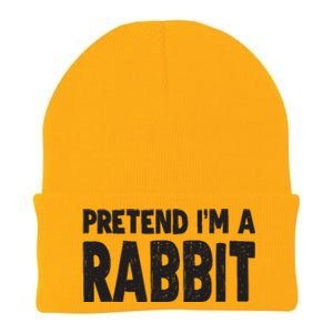 Pretend I'm A Rabbit Easy Halloween Costume Knit Cap Winter Beanie