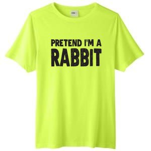 Pretend I'm A Rabbit Easy Halloween Costume Tall Fusion ChromaSoft Performance T-Shirt