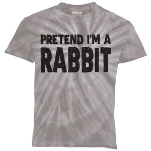 Pretend I'm A Rabbit Easy Halloween Costume Kids Tie-Dye T-Shirt