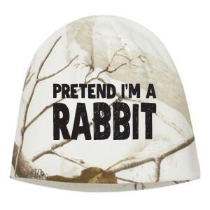 Pretend I'm A Rabbit Easy Halloween Costume Kati - Camo Knit Beanie