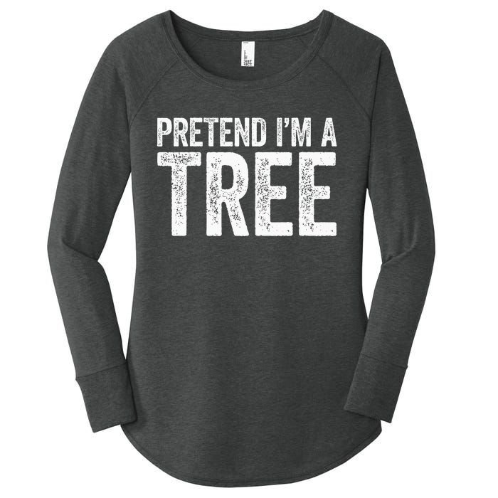 Pretend IM A Tree Matching Costume Women's Perfect Tri Tunic Long Sleeve Shirt