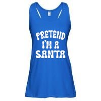 Pretend IM A Santa Funny Halloween Family Matching Easy Gift Ladies Essential Flowy Tank