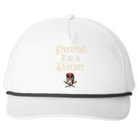 Pretend I'm A Pirate Costume Party Funny Halloween Pirate Snapback Five-Panel Rope Hat