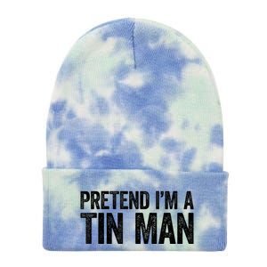 Pretend Im A Tin Man Adult Women Costume Tie Dye 12in Knit Beanie