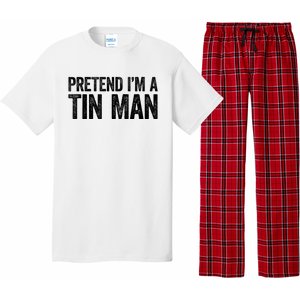 Pretend Im A Tin Man Adult Women Costume Pajama Set