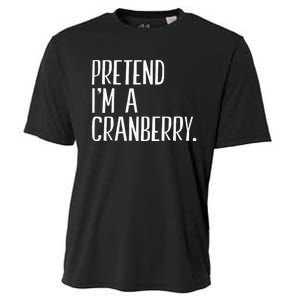 Pretend IM A Cranberry Funny Halloween Party Cooling Performance Crew T-Shirt