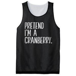 Pretend IM A Cranberry Funny Halloween Party Mesh Reversible Basketball Jersey Tank