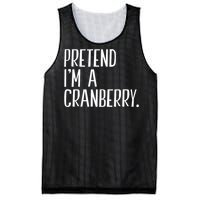 Pretend IM A Cranberry Funny Halloween Party Mesh Reversible Basketball Jersey Tank