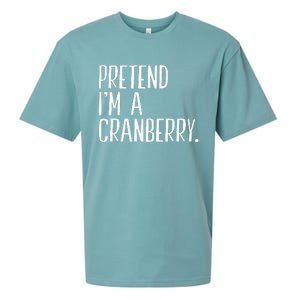 Pretend IM A Cranberry Funny Halloween Party Sueded Cloud Jersey T-Shirt