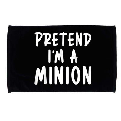 Pretend IM A Minion Costume Party Funny Halloween Minion Microfiber Hand Towel