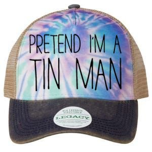 Pretend Im A Tin Man Adult Costume Legacy Tie Dye Trucker Hat