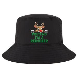 Pretend Im A Reindeer Easy Christmas Costume Cool Comfort Performance Bucket Hat