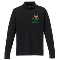 Pretend Im A Reindeer Easy Christmas Costume Performance Long Sleeve Polo