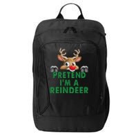 Pretend Im A Reindeer Easy Christmas Costume City Backpack