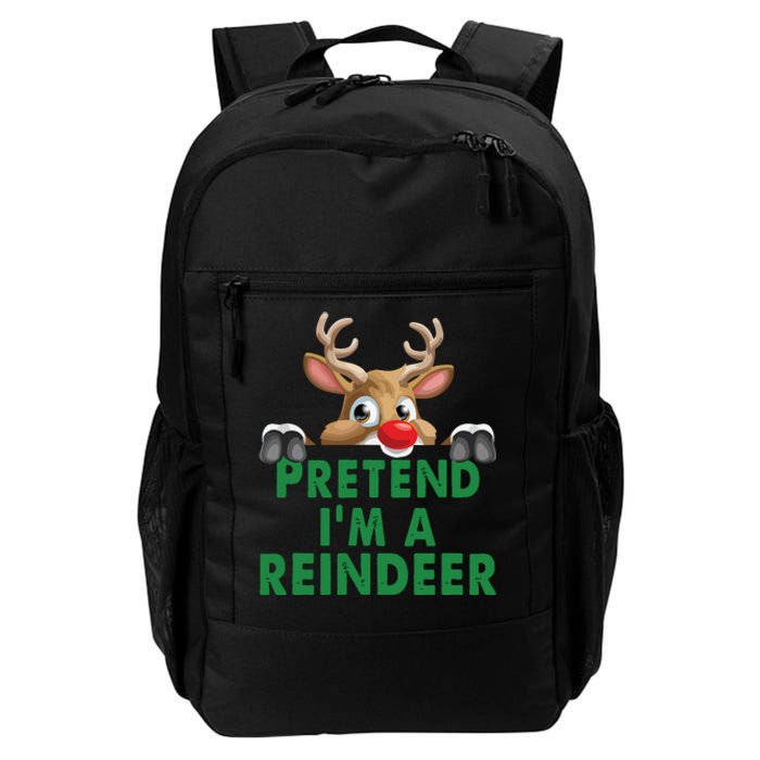 Pretend Im A Reindeer Easy Christmas Costume Daily Commute Backpack