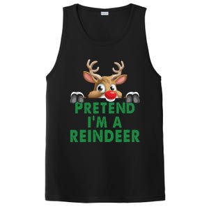 Pretend Im A Reindeer Easy Christmas Costume PosiCharge Competitor Tank