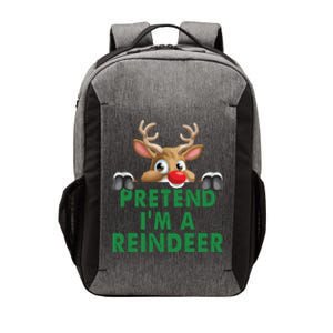 Pretend Im A Reindeer Easy Christmas Costume Vector Backpack