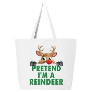 Pretend Im A Reindeer Easy Christmas Costume 25L Jumbo Tote