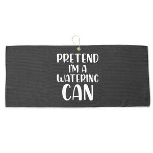 Pretend Im A Watering Can Budget Flowers Halloween Costume Large Microfiber Waffle Golf Towel