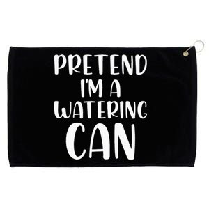 Pretend Im A Watering Can Budget Flowers Halloween Costume Grommeted Golf Towel