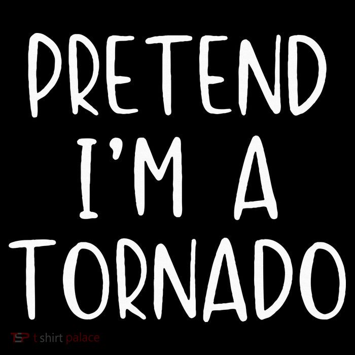 Pretend IM A Tornado Costume Halloween Simple Funny Weather Impact Tech Backpack