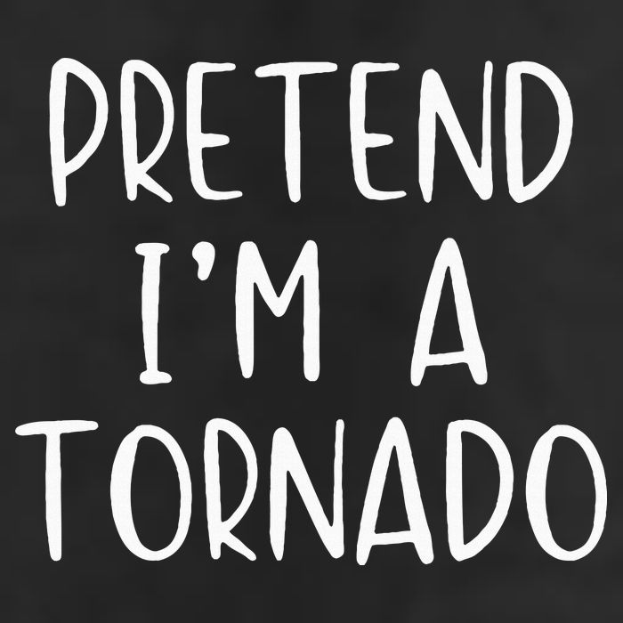 Pretend IM A Tornado Costume Halloween Simple Funny Weather Adult Drive Performance Visor