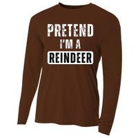 Pretend Im A Reindeer Easy Christmas Costume Cooling Performance Long Sleeve Crew