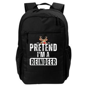 Pretend Im A Reindeer Easy Christmas Costume Daily Commute Backpack