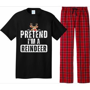 Pretend Im A Reindeer Easy Christmas Costume Pajama Set