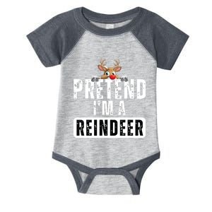 Pretend Im A Reindeer Easy Christmas Costume Infant Baby Jersey Bodysuit