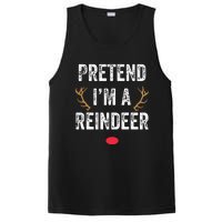 Pretend Im A Reindeer Funny Lazy Christmas Costume PosiCharge Competitor Tank