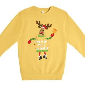 Pretend Im A Reindeer Shirts Christmas Costume Premium Crewneck Sweatshirt