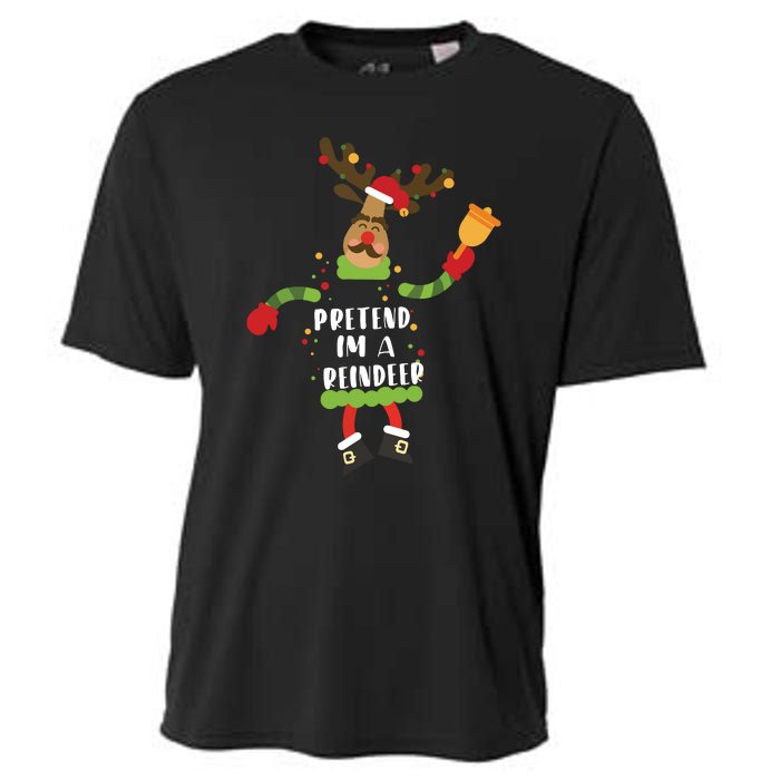 Pretend Im A Reindeer Shirts Christmas Costume Cooling Performance Crew T-Shirt