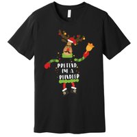 Pretend Im A Reindeer Shirts Christmas Costume Premium T-Shirt