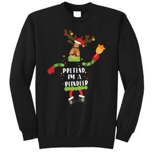 Pretend Im A Reindeer Shirts Christmas Costume Tall Sweatshirt