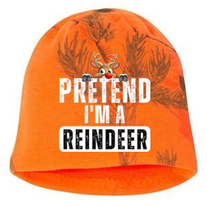 Pretend Im A Reindeer Easy Christmas Costume Kati - Camo Knit Beanie