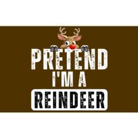 Pretend Im A Reindeer Easy Christmas Costume Bumper Sticker