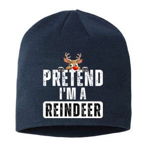 Pretend Im A Reindeer Easy Christmas Costume Sustainable Beanie