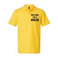 Pretend IM A Minion Costume Party Funny Halloween Minion Softstyle Adult Sport Polo