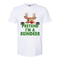 pretend im a reindeer Easy Christmas Costume  Softstyle CVC T-Shirt