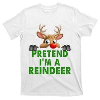 pretend im a reindeer Easy Christmas Costume  T-Shirt