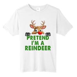 pretend im a reindeer Easy Christmas Costume  Tall Fusion ChromaSoft Performance T-Shirt