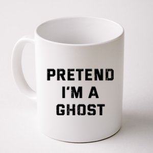 Pretend IM A Ghost Lazy Halloween Costume Gift Coffee Mug