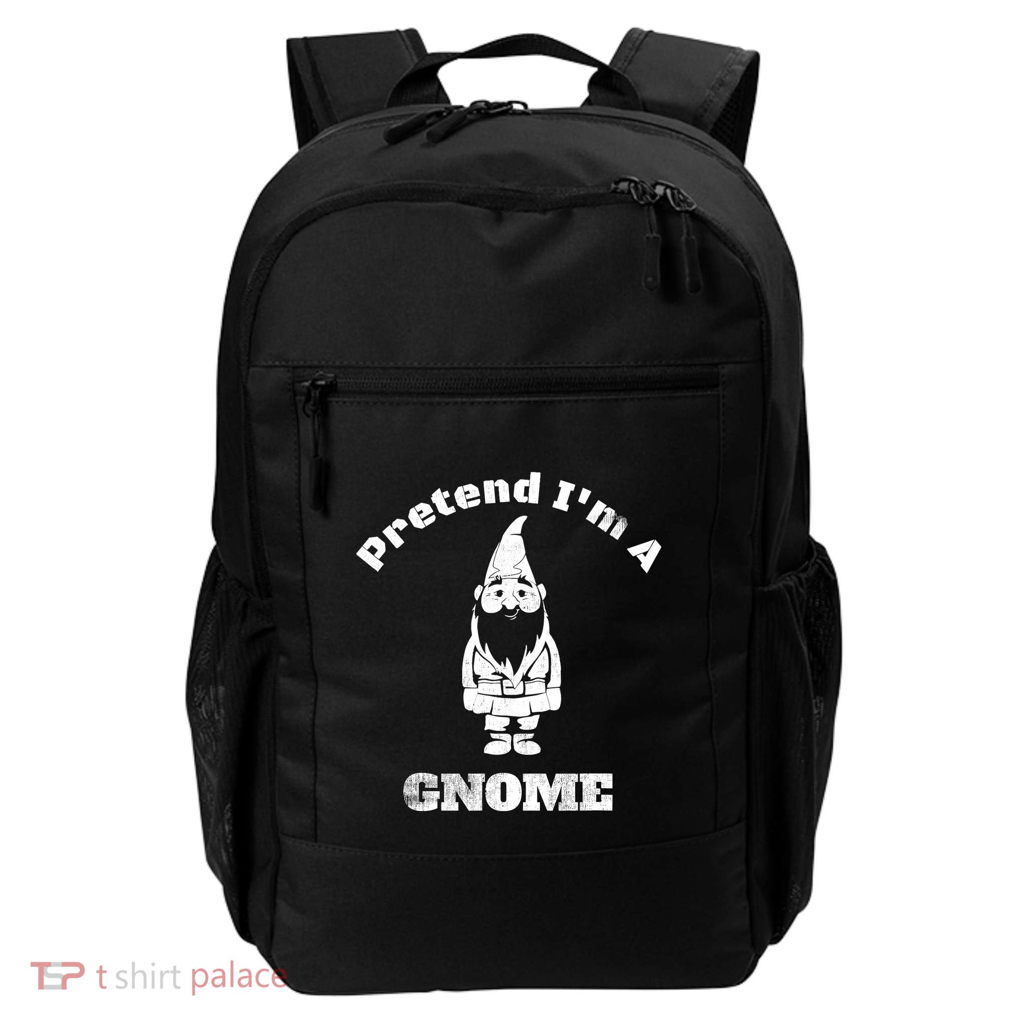 Pretend IM A Gnome Easy Halloween Costume Daily Commute Backpack