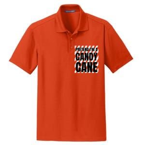 Pretend Im A Candy Cane Adult Women Costume Dry Zone Grid Polo