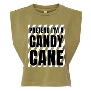 Pretend Im A Candy Cane Adult Women Costume Garment-Dyed Women's Muscle Tee