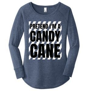 Pretend Im A Candy Cane Adult Women Costume Women's Perfect Tri Tunic Long Sleeve Shirt