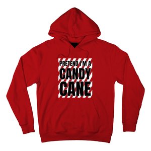 Pretend Im A Candy Cane Adult Women Costume Hoodie