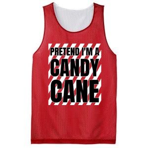 Pretend Im A Candy Cane Adult Women Costume Mesh Reversible Basketball Jersey Tank