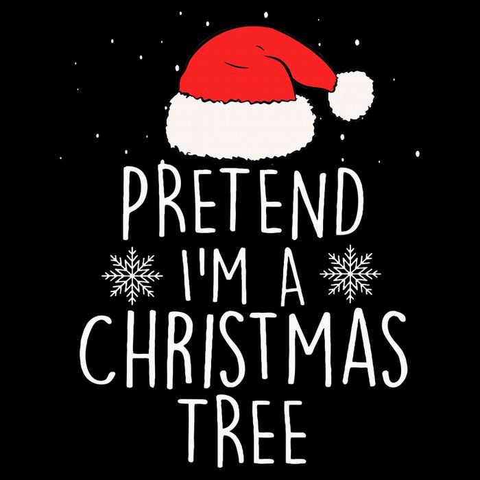 Pretend IM A Christmas Tree Funny Lazy Halloween Costume Full-Length Apron With Pockets